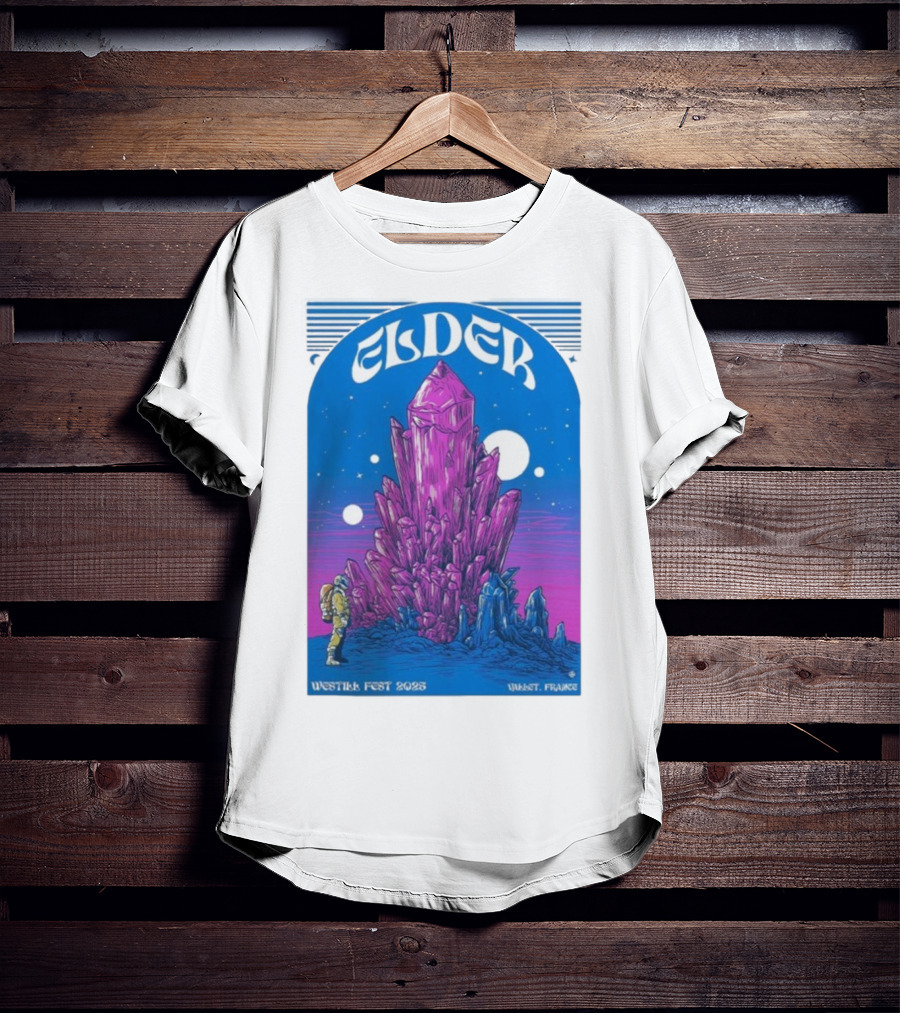 Elder Westill Fest 2025 Vallet France October 31 November 1 Cosmic Crystal Exploration Astronaut T-Shirt