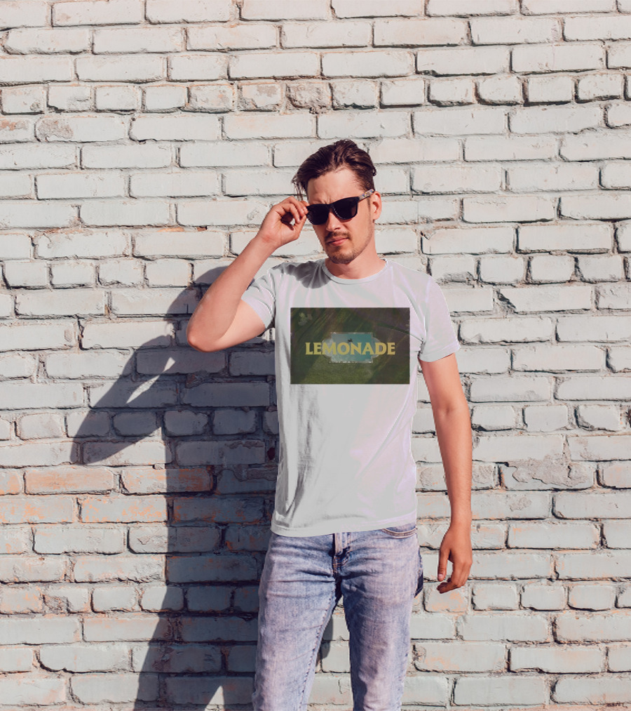 Louis Tomlinson Lemonade Aesthetic Pool Aerial View T-Shirt