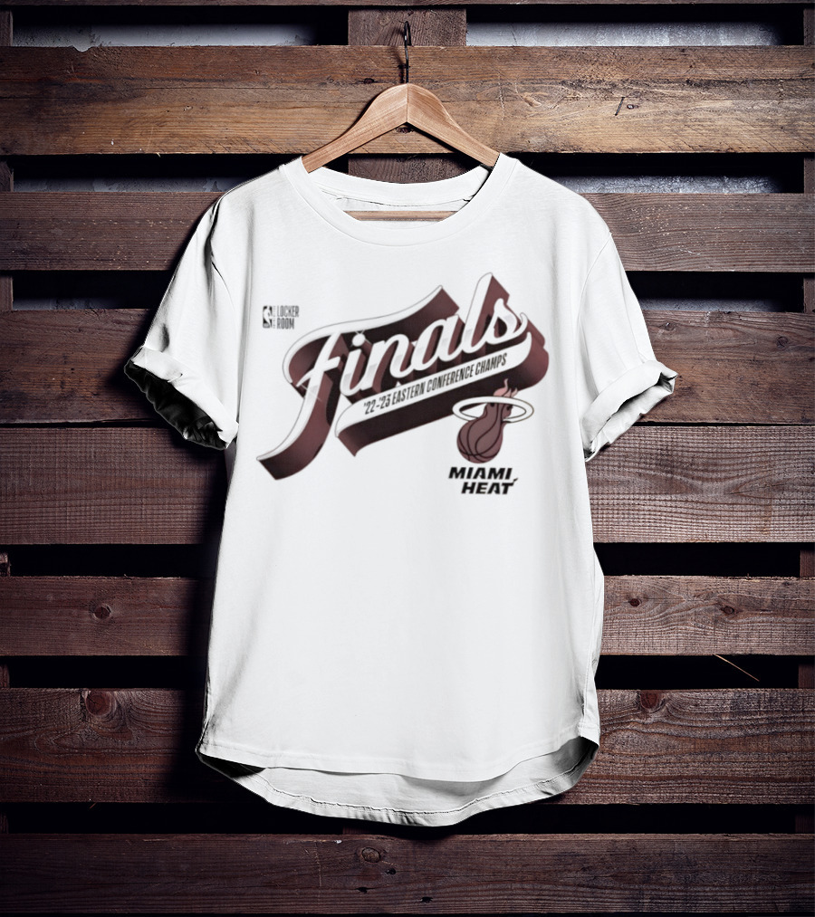 Miami Heat Eastern Conference Finals Champions 2023 Baseline Finals T-Shirt