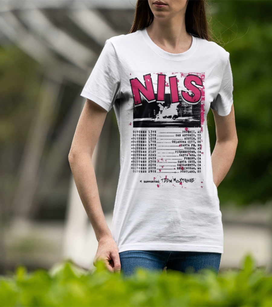 NIS October 2025 Tour San Diego Los Angeles Oakland Denver T-Shirt
