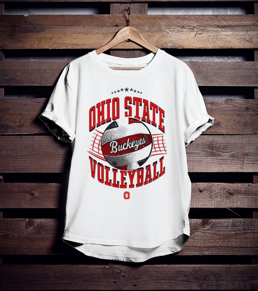 Ohio State Buckeyes Volleyball Vintage Retro Style T-Shirt
