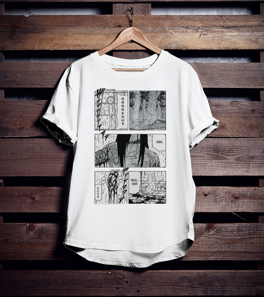 Orochimaru Legendary Sannin Manga Panels Ugh Aaargh Moments T-Shirt