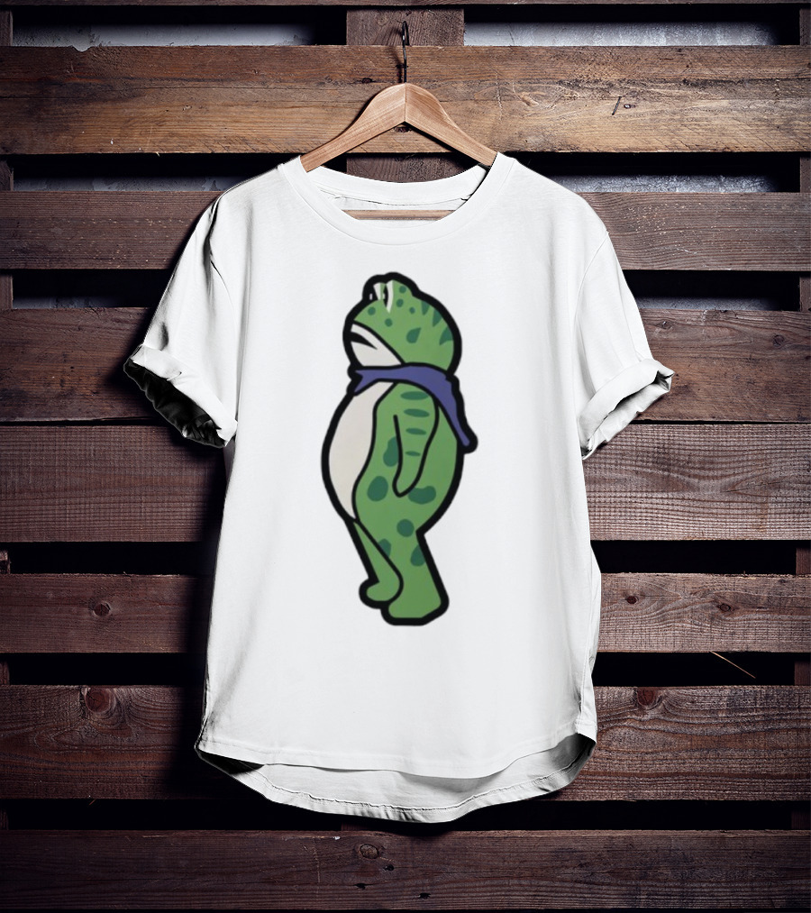 Portland Frog Protester Retro Funny Scarf T-Shirt