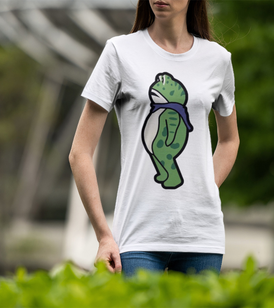 Portland Frog Protester Retro Funny Scarf T-Shirt