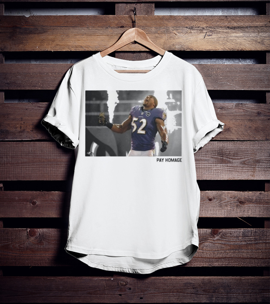 Ray Lewis Baltimore Ravens Legendary Passion NFL 52 T-Shirt