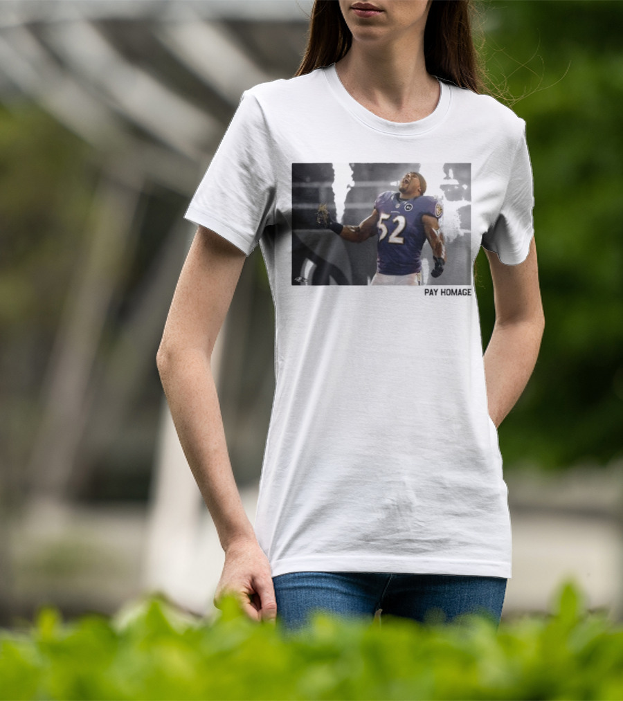 Ray Lewis Baltimore Ravens Legendary Passion NFL 52 T-Shirt