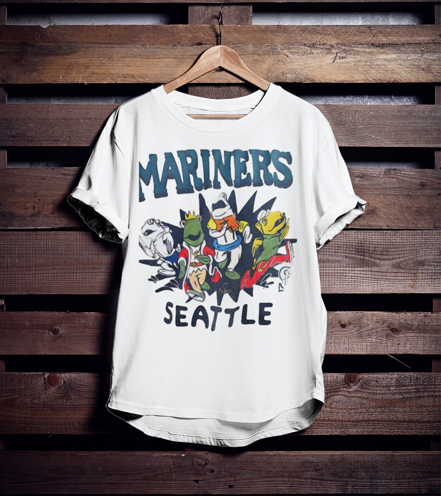 Mariners Seattle Salmon Run New Mascots T-Shirt