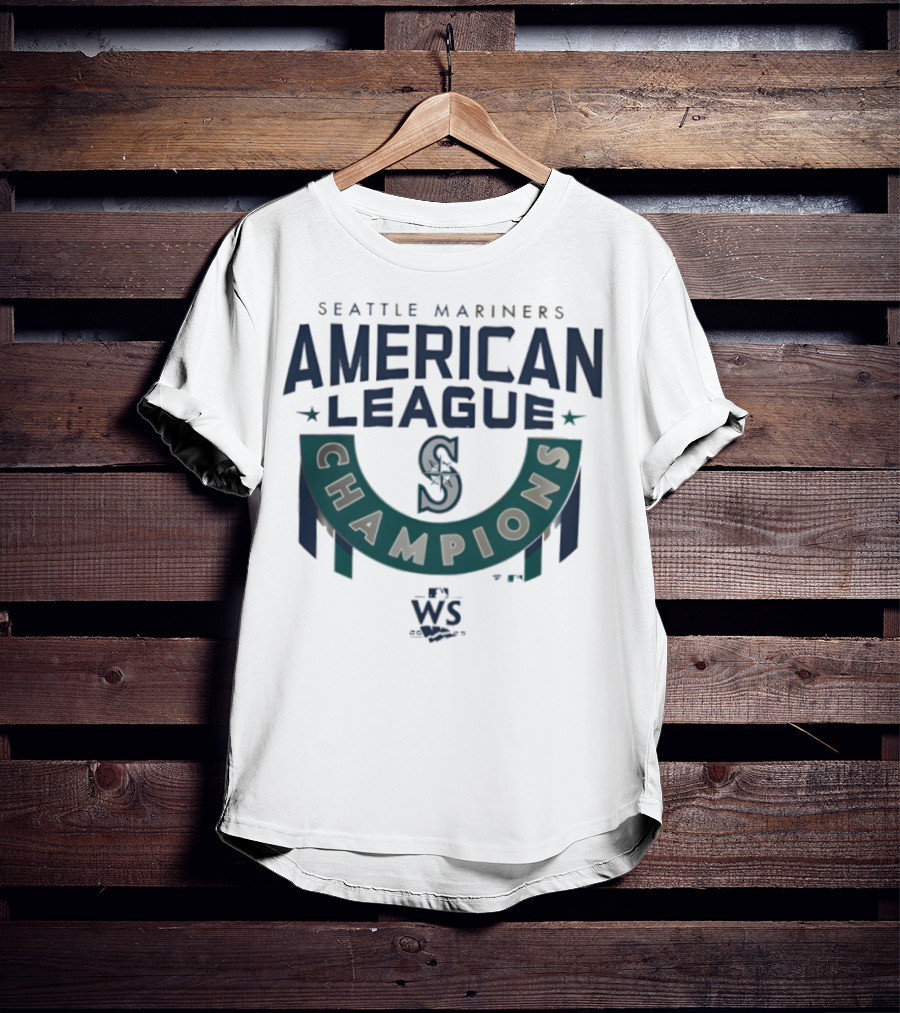 Seattle Mariners American League Champions 2025 Baseball T-Shirt