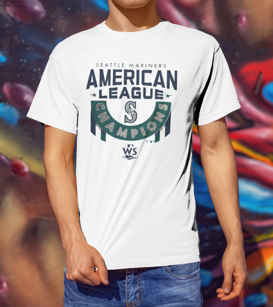 Seattle Mariners American League Champions 2025 Baseball T-Shirt
