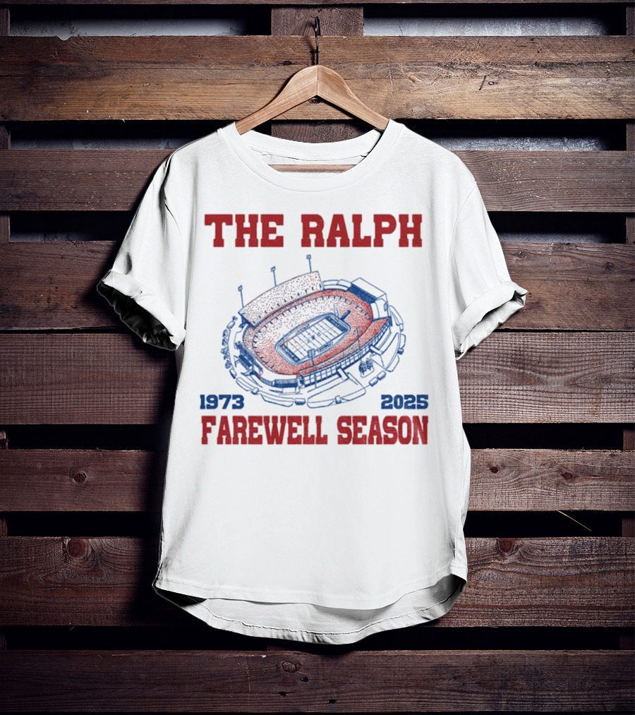 The Ralph Stadium Farewell Season 1973-2025 Buffalo Bills NFL T-Shirt
