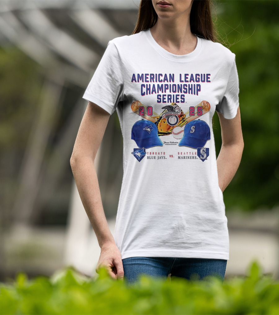 American League Championship Series 2025 Toronto Blue Jays Vs Seattle Mariners T-Shirt