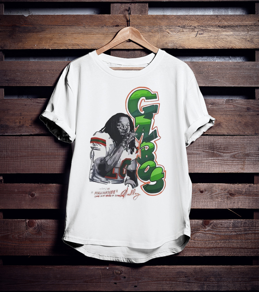 Malachi Toney Gabos Miami Hurricanes Malihassee Signature T-Shirt