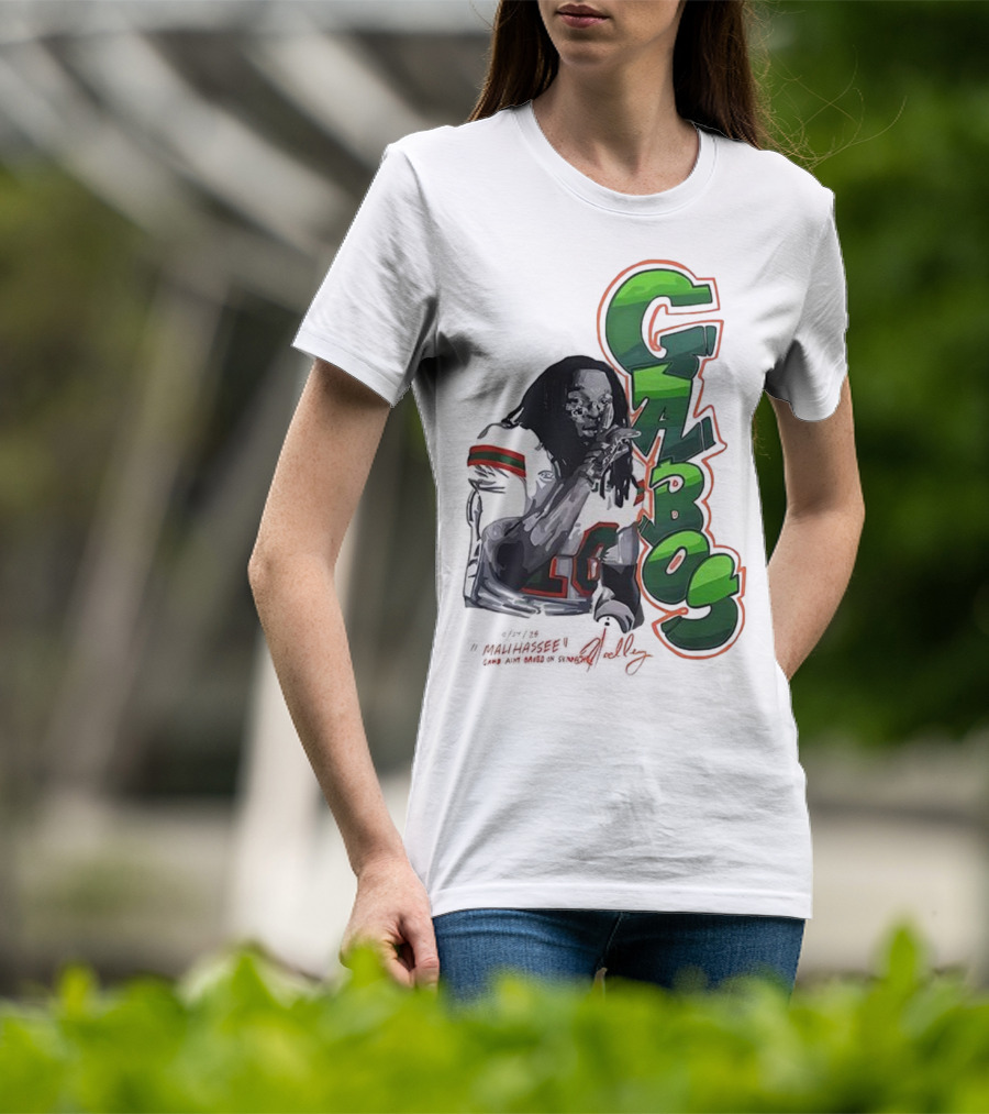 Malachi Toney Gabos Miami Hurricanes Malihassee Signature T-Shirt