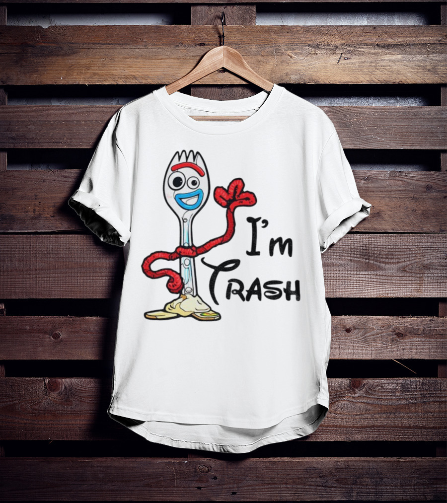 I’m Trash Fork Toy Story Pixar Character T-Shirt
