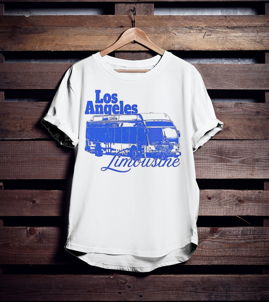 Los Angeles Limousine Retro Bus Experience T-Shirt