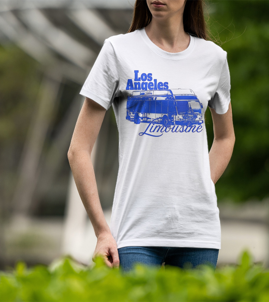 Los Angeles Limousine Retro Bus Experience T-Shirt
