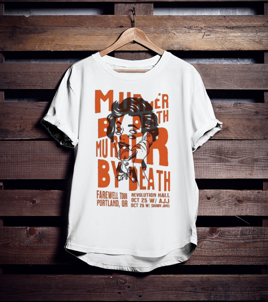 Murder By Death Farewell Tour Portland Revolution Hall Oct 23 24 2025 T-Shirt