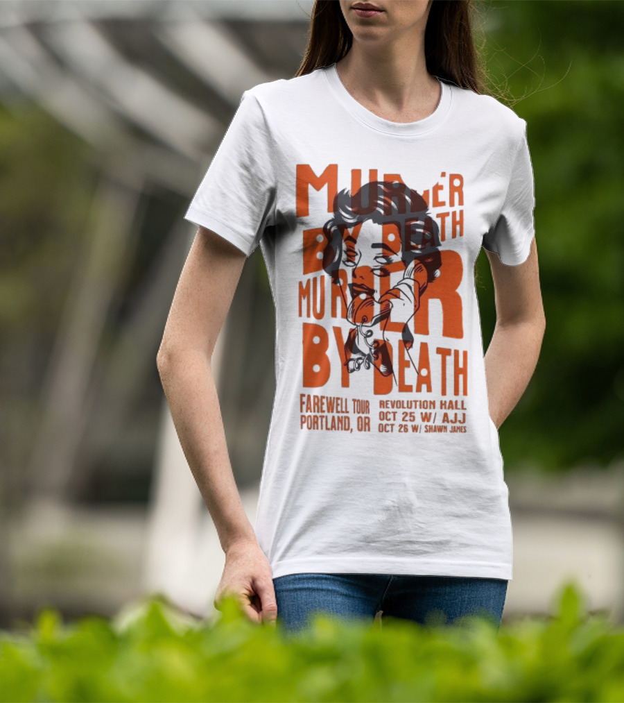 Murder By Death Farewell Tour Portland Revolution Hall Oct 23 24 2025 T-Shirt