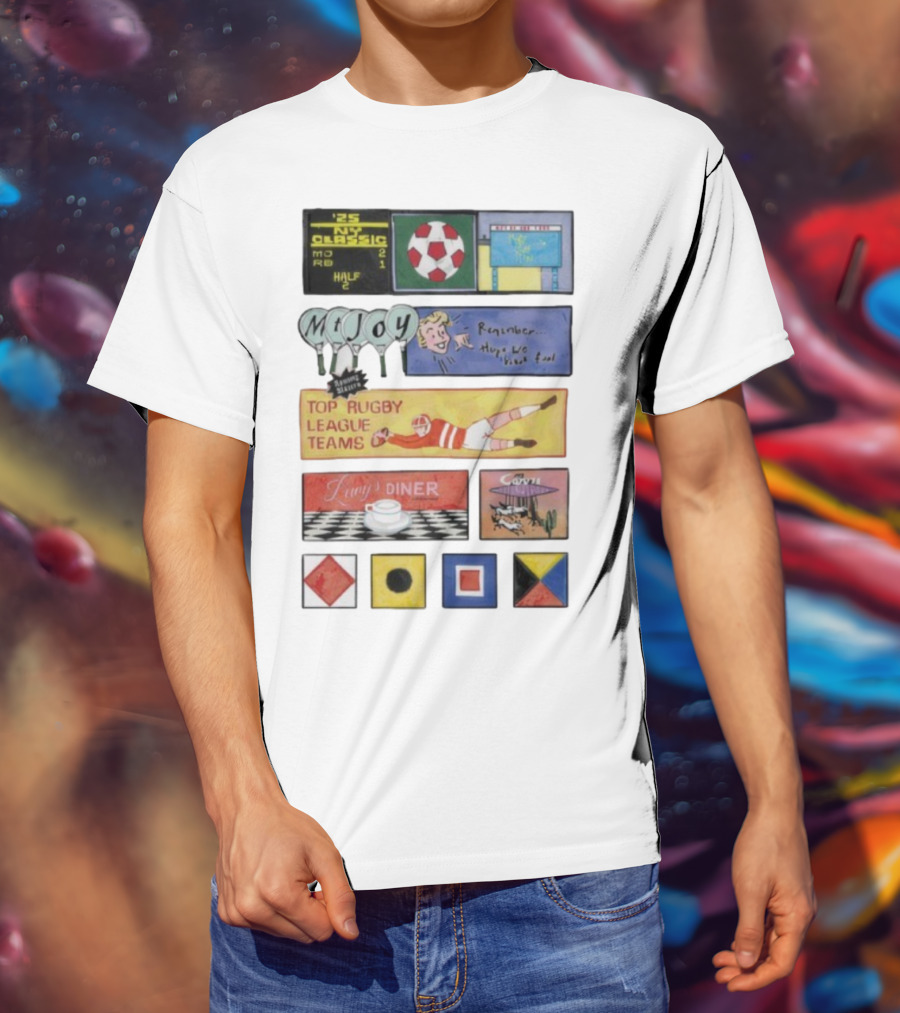 Rowing Blazers X Mt. Joy Top Rugby League Teams Vintage Sports Collaboration T-Shirt