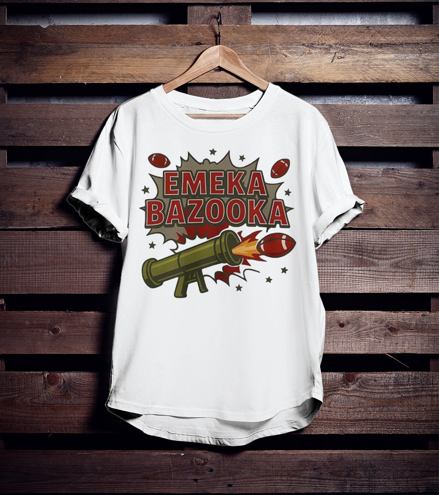 Tampa Bay Buccaneers Emeka Bazooka Football Blast T-Shirt