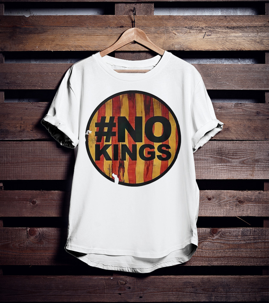 #NO KINGS American Flag Vintage T-Shirt