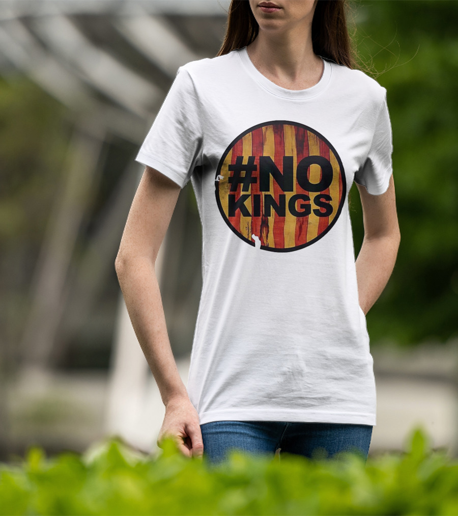 #NO KINGS American Flag Vintage T-Shirt