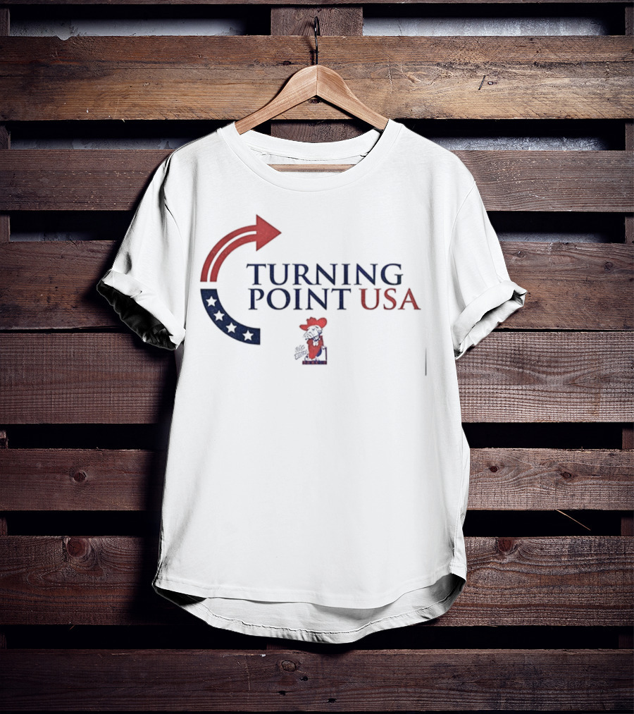 Turning Point USA Ole Miss Rebels Colonel Reb T-Shirt