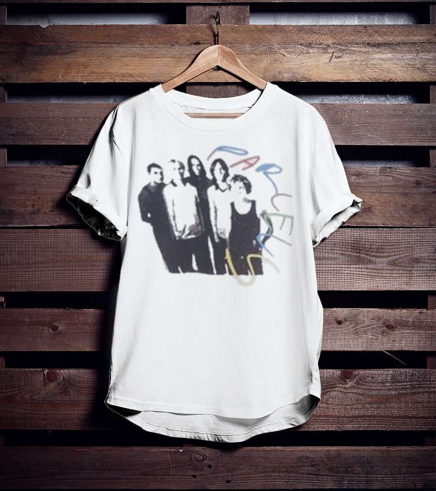 Parcels Scribble Band Silhouettes And Vibrant Abstract Lines T-Shirt