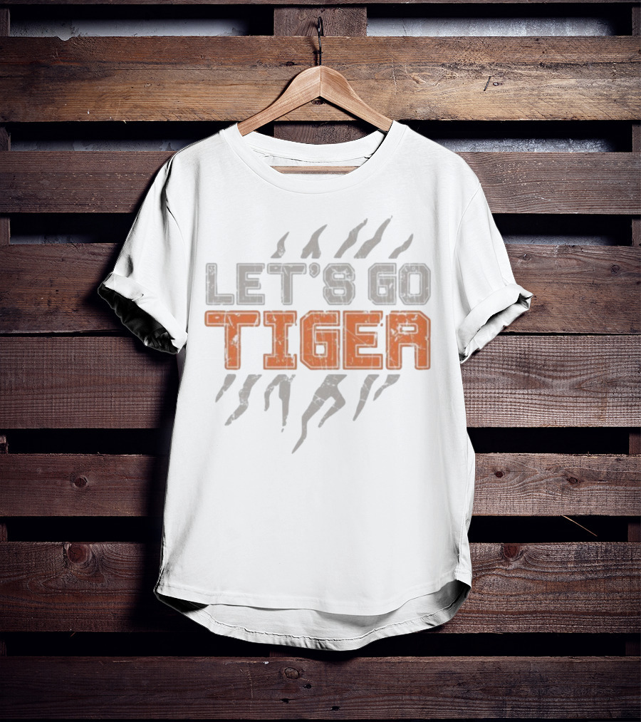 Cincinnati Bengals Let's Go Tiger Stripes T-Shirt