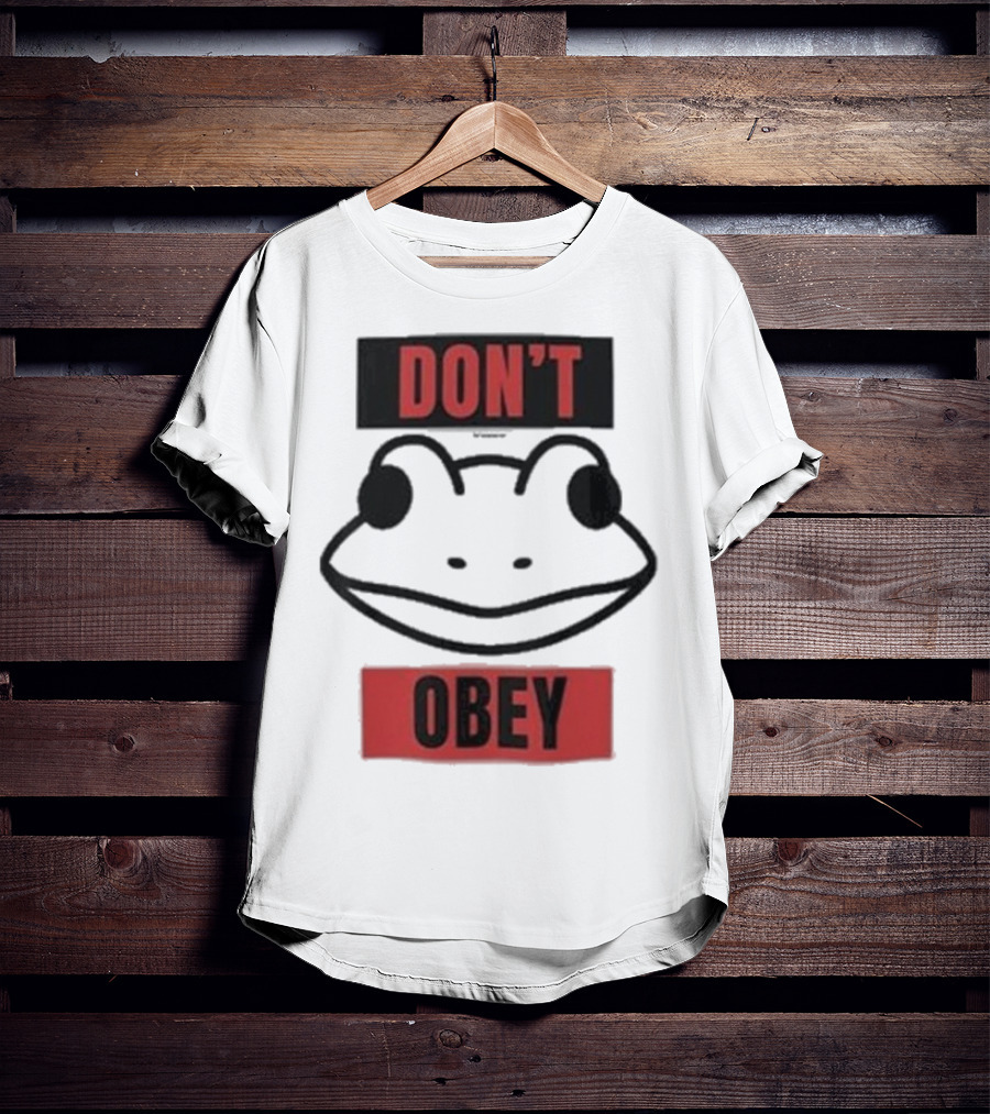 Don’t Obey Frog Resistance Portland T-Shirt