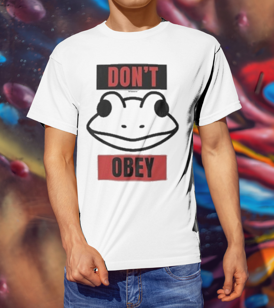 Don’t Obey Frog Resistance Portland T-Shirt