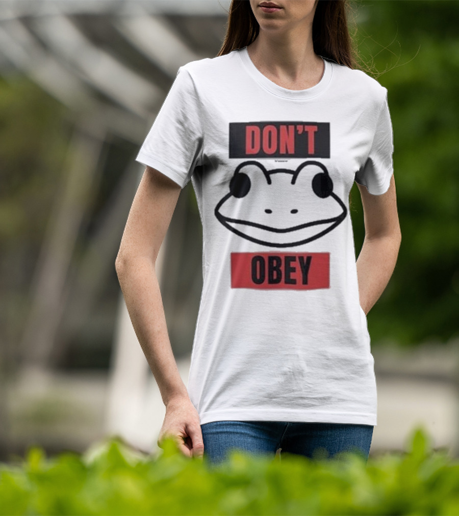 Don’t Obey Frog Resistance Portland T-Shirt