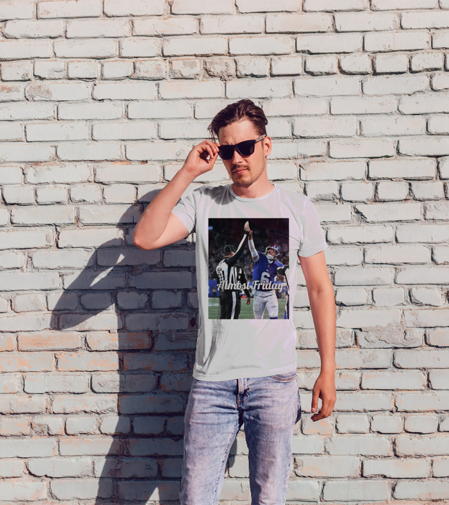 Almost Friday Jaxson Dart High Five Celebration T-Shirt