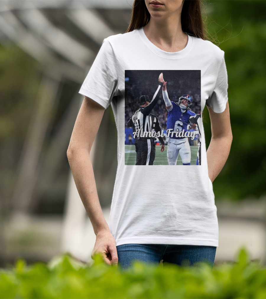 Almost Friday Jaxson Dart High Five Celebration T-Shirt