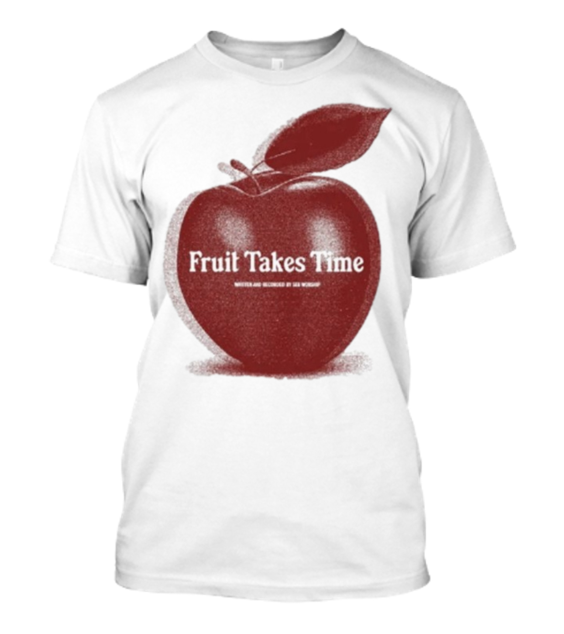 Fruit Takes Time By Seu Worship Red Apple T-Shirt