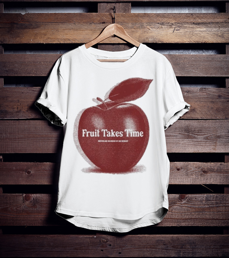 Fruit Takes Time By Seu Worship Red Apple T-Shirt