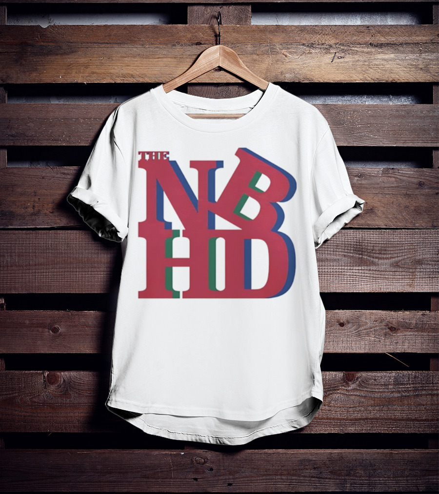 The Neighbourhood NBHD Text Layered Style T-Shirt