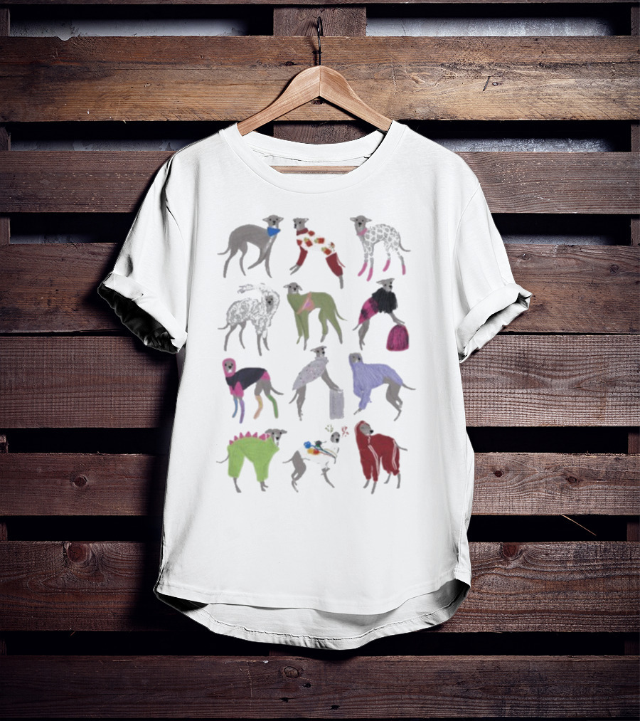 Tika The Iggy Fashion Dogs In Colorful Outfits T-Shirt