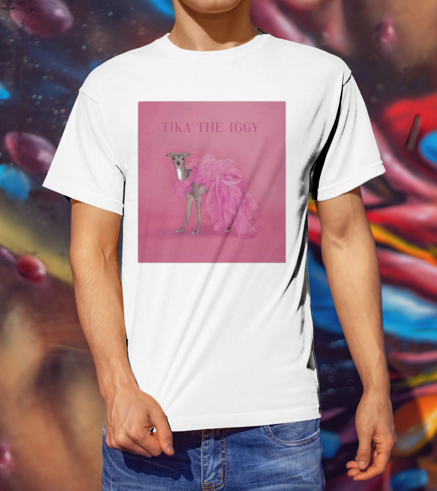 Tika The Iggy Pink Ruffle Fashion Tour T-Shirt