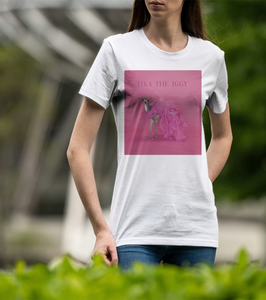 Tika The Iggy Pink Ruffle Fashion Tour T-Shirt