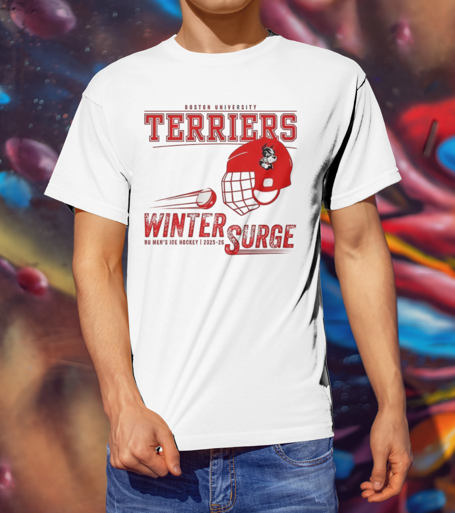 Boston Terriers Hockey Winter Surge 2009-2010 T-Shirt