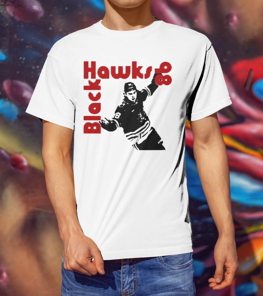 Chicago Blackhawks 98 NHL Hockey Player Celebration T-Shirt