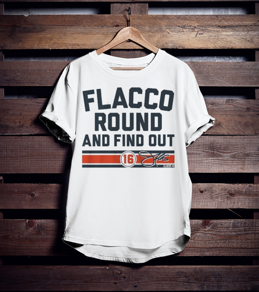 Flacco Round And Find Out 16 NFLPA Cincinnati Bengals T-Shirt