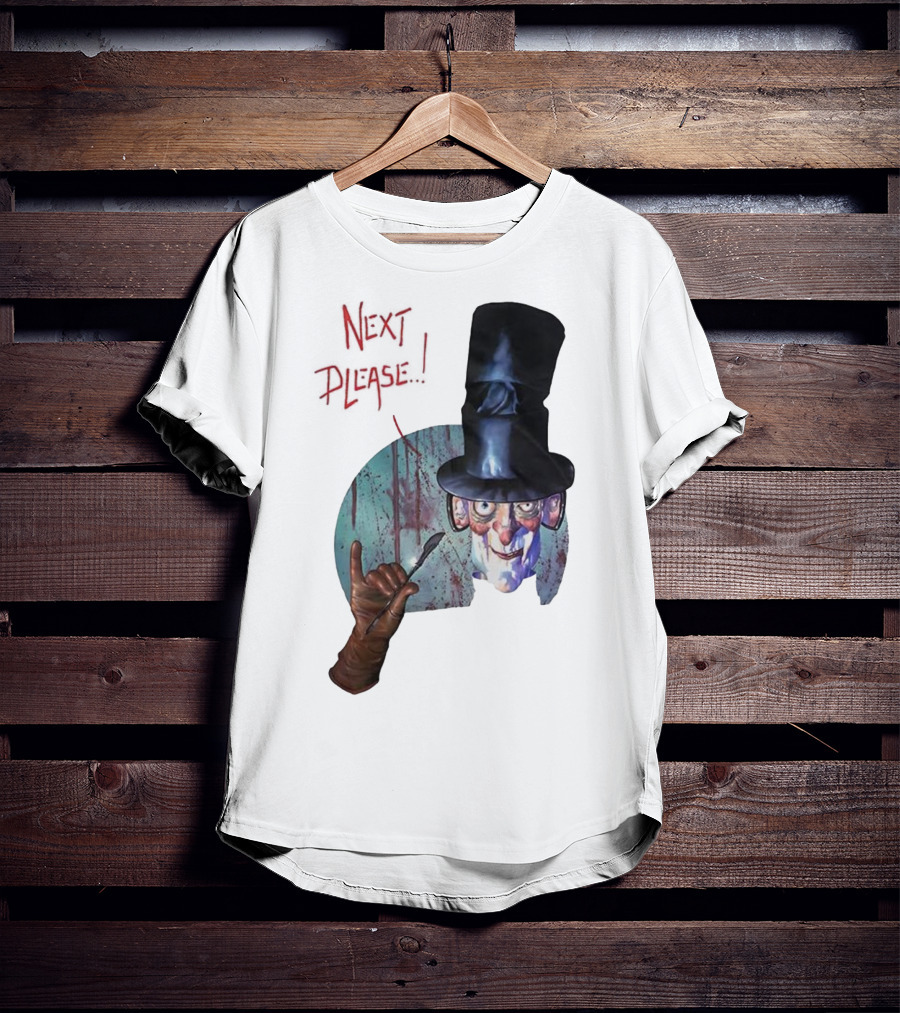 John Bolton1989 Next Please Horror Graffiti Halloween T-Shirt