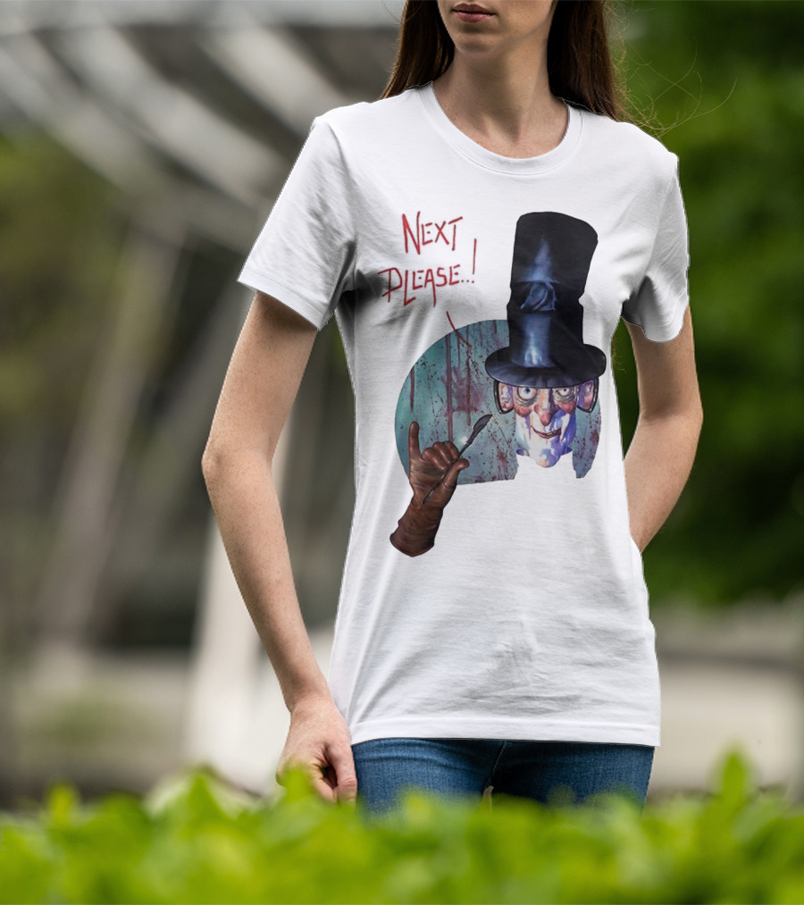 John Bolton1989 Next Please Horror Graffiti Halloween T-Shirt