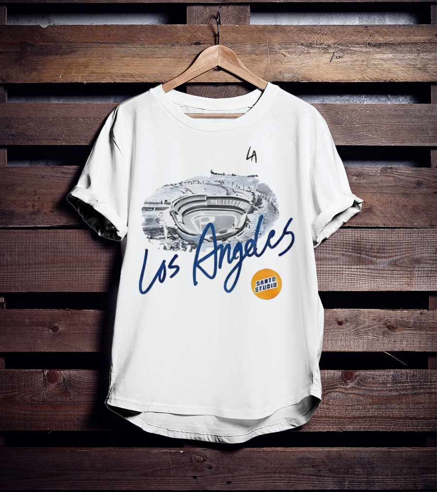 Los Angeles Dodger Stadium Vintage Jarto Studio 1883 Heritage T-Shirt