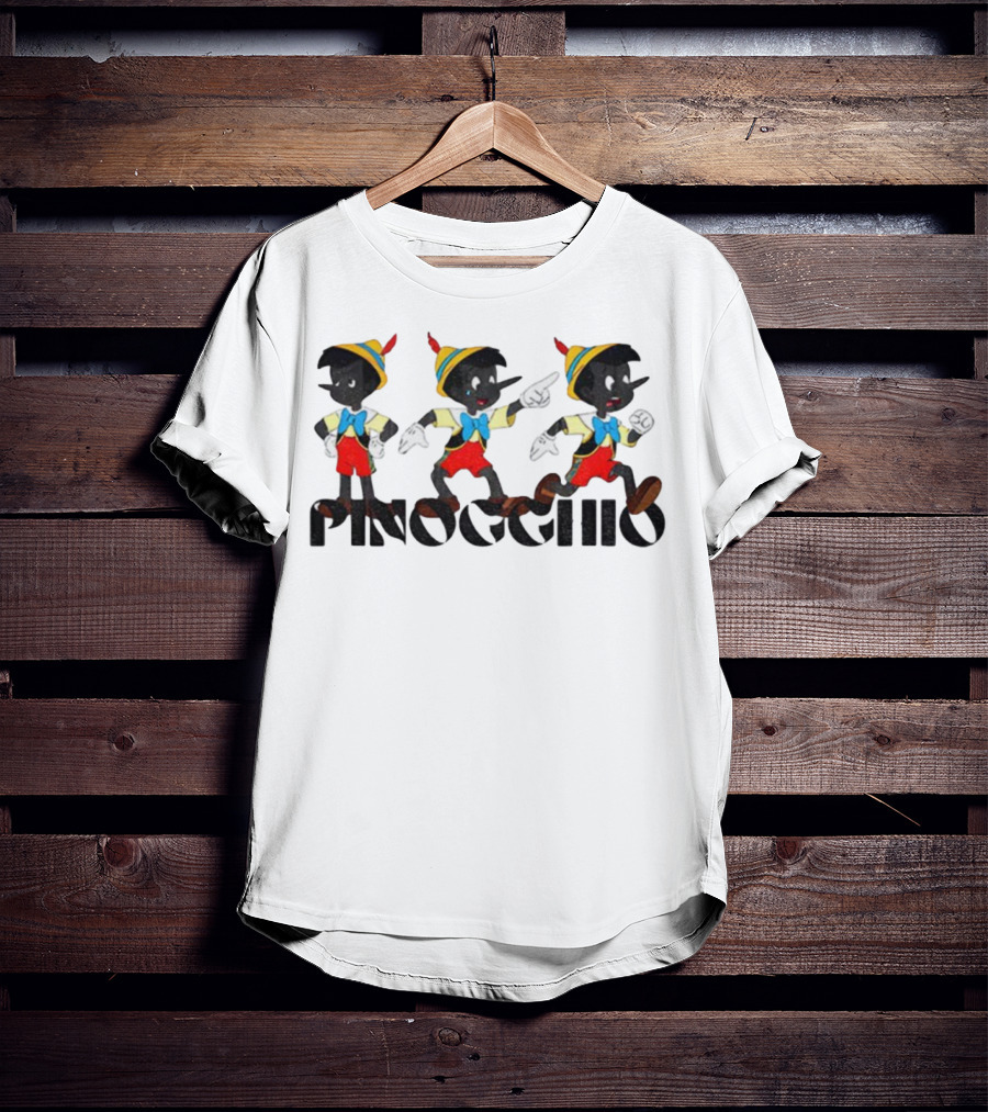 Pinocchio Trio Adventure Classic Disney Character Vintage Style T-Shirt