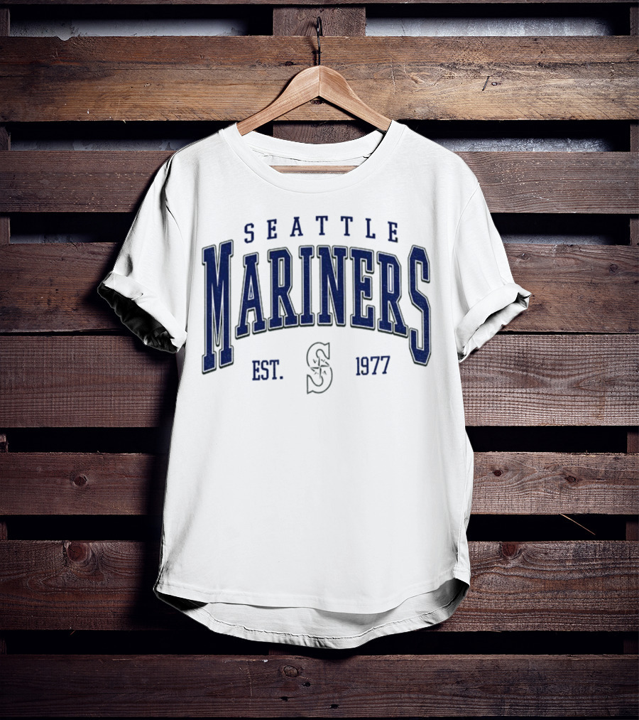 Seattle Mariners Est 1977 Vintage MLB Baseball T-Shirt