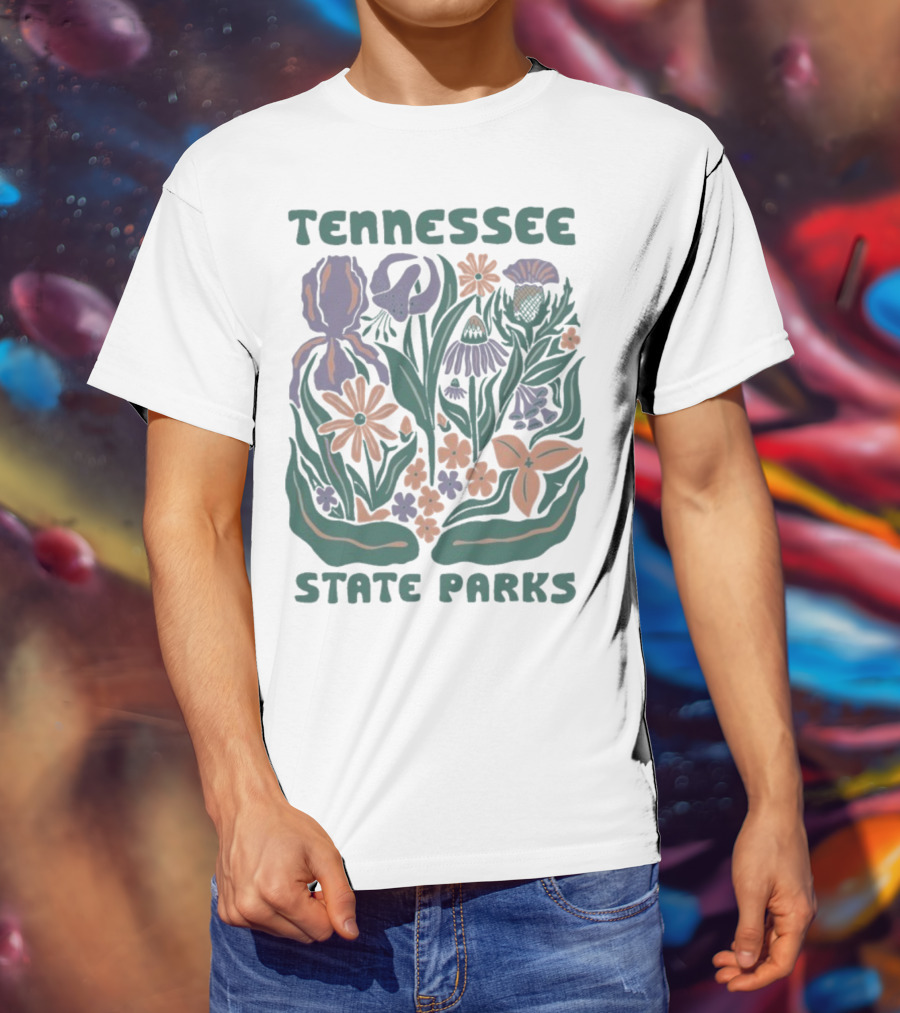 Tennessee State Parks Flowers Wildflower Collection T-Shirt