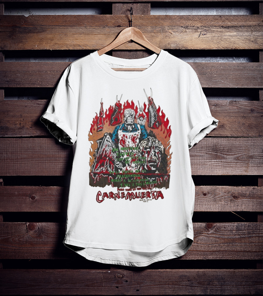 Carne Muerta Halloween Sangre Fraternidad Monstruo T-Shirt